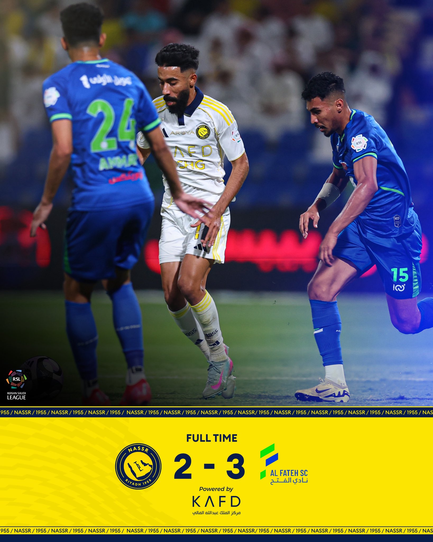 九游app最新版下载安装-❓末轮开打前利雅得胜利“白捡”三分，最终输球仍排名联赛第三